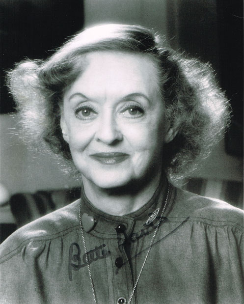Bette Davis signed photograph at Whyte's Auctions