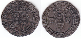 Henry VIII (1509-1547) Fourth Harp Issue silver groat. at Whyte's Auctions