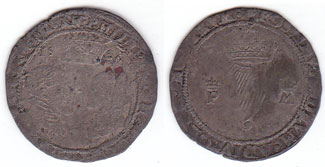 Philip and Mary (1554-1558) silver groat 1556. at Whyte's Auctions