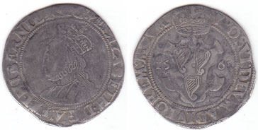 Elizabeth I (1558-1603) Second Issue fine silver shilling at Whyte's Auctions