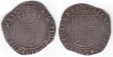 Elizabeth I (1558-1603) Third Issue billon shilling at Whyte's Auctions