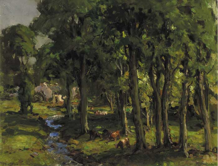 CUSHENDALL FARMLAND, COUNTY ANTRIM by James Humbert Craig RHA RUA (1877-1944) at Whyte's Auctions
