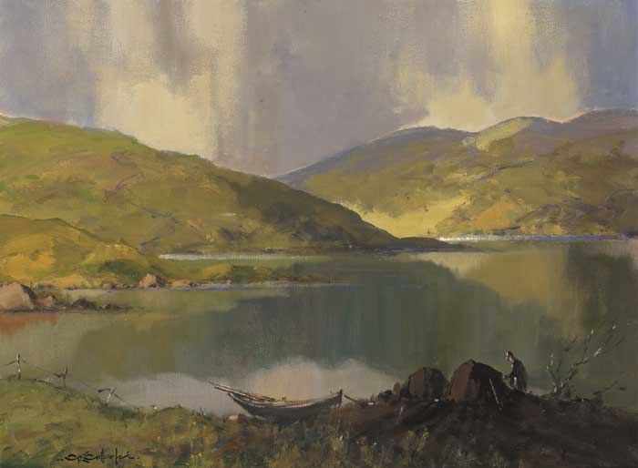 FISHING IN CONNEMARA by George K. Gillespie RUA (1924-1995) at Whyte's Auctions