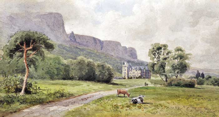 BELFAST CASTLE AND CAVE HILL, 1927 by Joseph William Carey RUA (1859-1937) at Whyte's Auctions