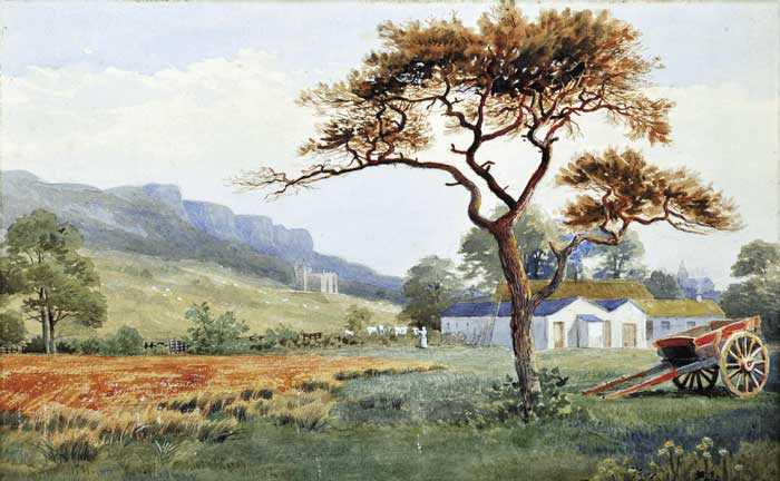 CAVE HILL AND BELFAST CASTLE, 1892 by Joseph William Carey RUA (1859-1937) at Whyte's Auctions