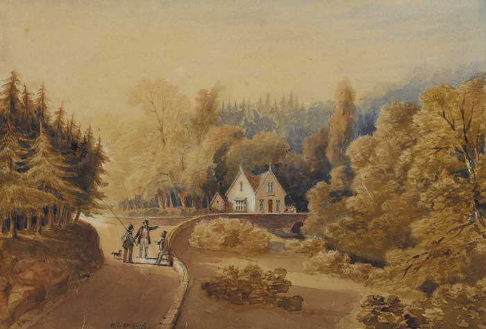 BELLMOUNT LODGE, CORK, 1855 by Robert Lowe Stopford (1813-1898) (1813-1898) at Whyte's Auctions