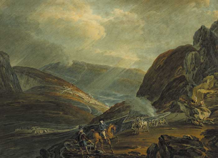 MILITARY ROAD, 1802 by Thomas Sautelle Roberts RHA (1760-1826) at Whyte's Auctions