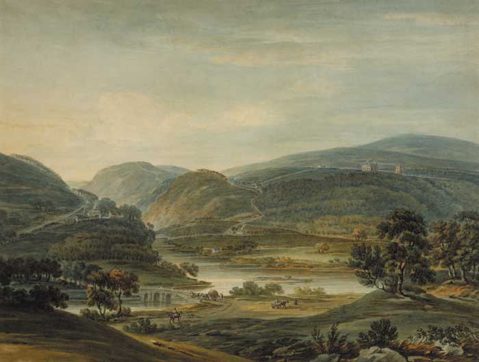 THE MEETING OF THE WATERS COUNTY WICKLOW, 1802 by Thomas Sautelle Roberts RHA (1760-1826) at Whyte's Auctions
