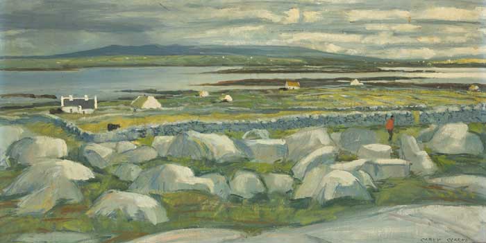WEST OF IRELAND LANDSCAPE by Carey Clarke sold for �850 at Whyte's Auctions