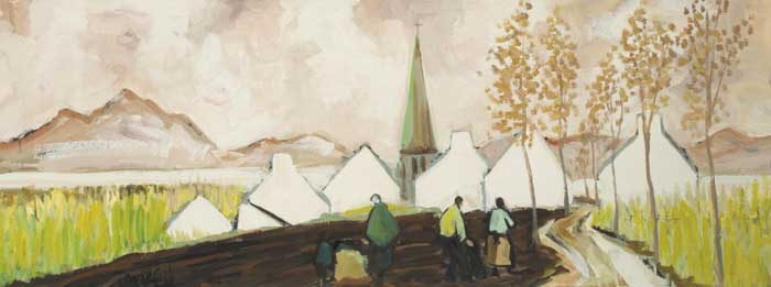GATHERING POTATOS by Markey Robinson (1918-1999) at Whyte's Auctions