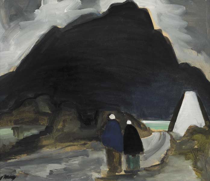 IN THE SHADOW OF THE MOUNTAIN by Markey Robinson (1918-1999) at Whyte's Auctions