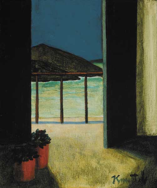 VIEW FROM A BALCONY by Graham Knuttel (b.1954) (b.1954) at Whyte's Auctions