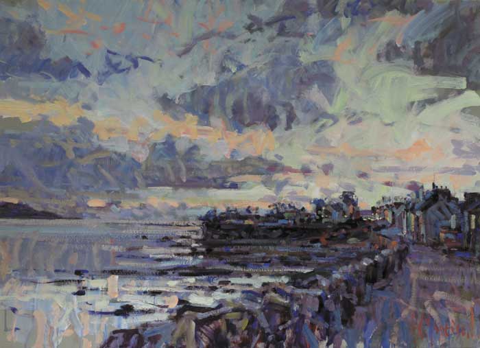 EVENING SKY, ROUNDSTONE, CONNEMARA by Arthur K. Maderson (b.1942) at Whyte's Auctions