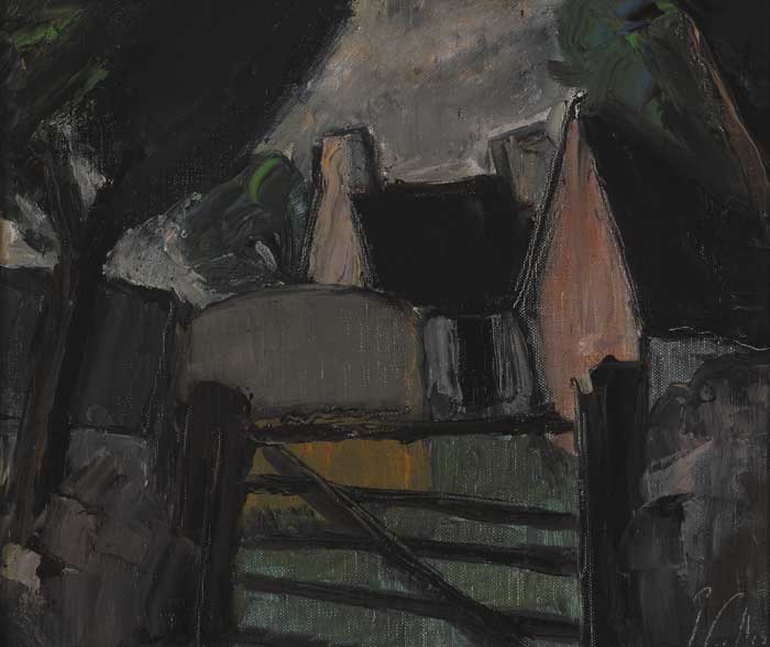 FARMYARD by Peter Collis RHA (1929-2012) at Whyte's Auctions