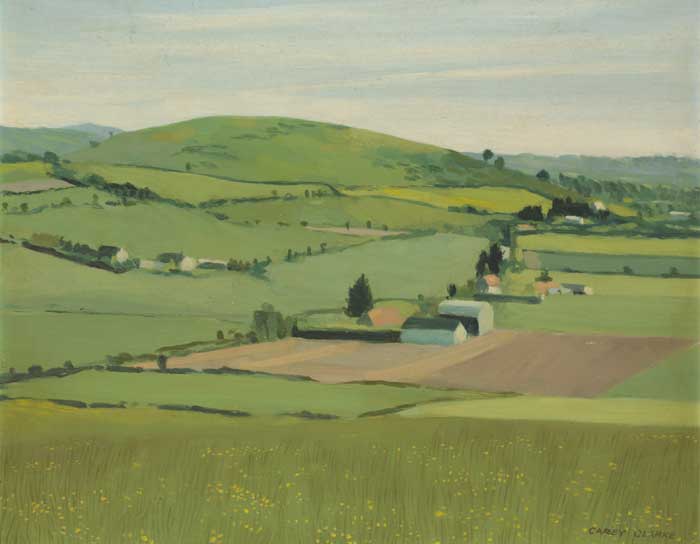 A SUMMER'S DAY, WICKLOW (NEAR RATHCOOLE) by Carey Clarke sold for �1,000 at Whyte's Auctions