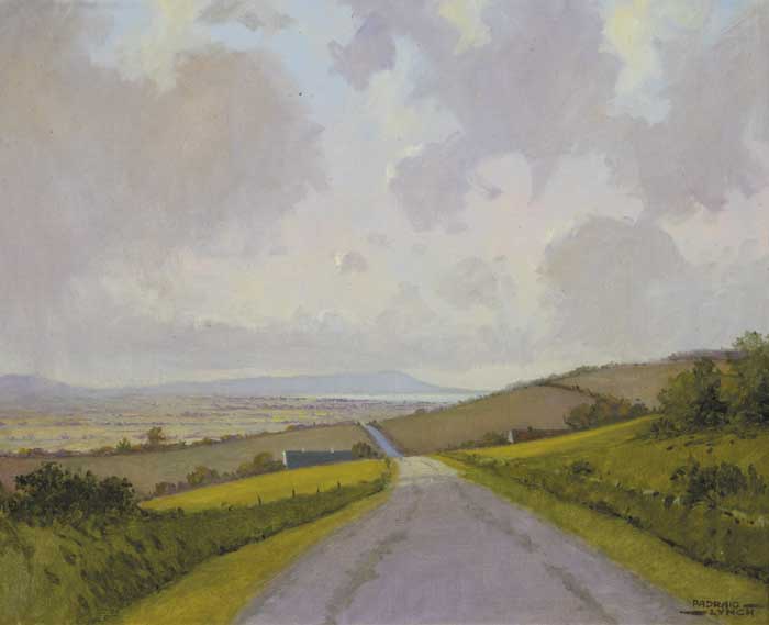 LOOKING NORTH (ACROSS COUNTY LOUTH), 1992 by Padraig Lynch (b.1936) (b.1936) at Whyte's Auctions