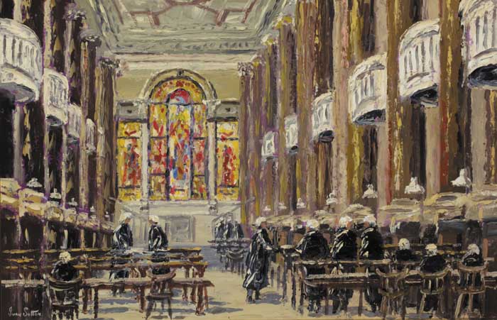 THE FORMER LAW LIBRARY OF THE FOUR COURTS, BEFORE 1922 by Ivan Sutton (b.1944) at Whyte's Auctions