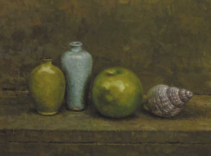 HUMBLE BLUE AND GREEN, 1999 by Mark O'Neill (b.1963) at Whyte's Auctions