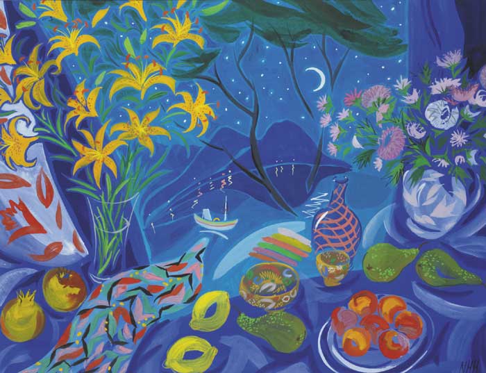 NIGHT WINDOW, CRETE by Nicholas Hely Hutchinson (b.1955) at Whyte's Auctions