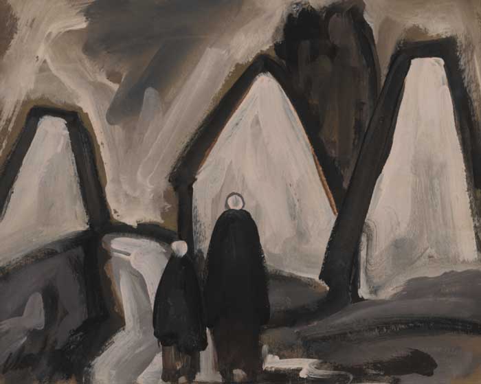 TWO SHAWLIES by Markey Robinson (1918-1999) (1918-1999) at Whyte's Auctions