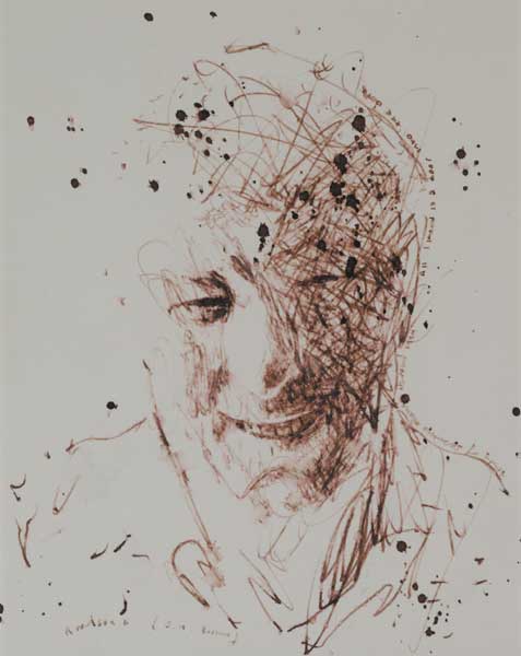STUDY OF SEAMUS HEANEY, HARVARD, 1994 by Ross Wilson ARUA (b.1957) ARUA (b.1957) at Whyte's Auctions