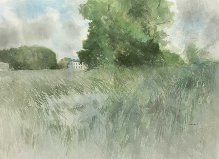 A LARGE DEMESNE, 1980 by Terence P. Flanagan sold for 1,900 at Whyte's Auctions