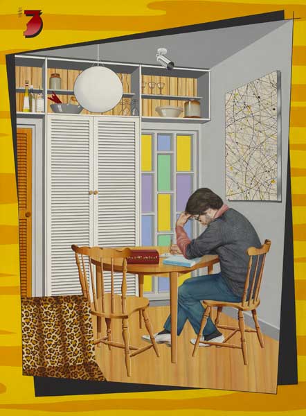 INSIDE NO. 3 AFTER MODERNISATION, 1982 by Robert Ballagh (b.1943) at Whyte's Auctions