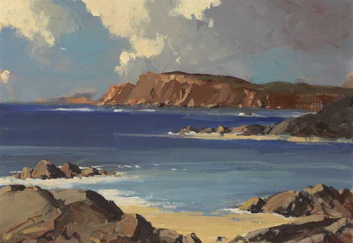COASTAL SCENE by George K. Gillespie RUA (1924-1995) at Whyte's Auctions