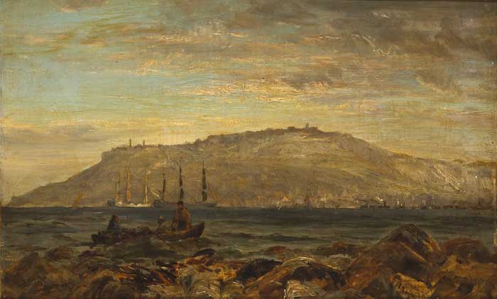 PORTLAND BILL, WEYMOUTH, 1880 by Edwin Hayes RHA RI ROI (1819-1904) at Whyte's Auctions