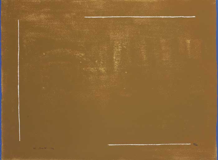 BROWN FIELD DEFINED, 1972 by William Scott CBE RA (1913-1989) CBE RA (1913-1989) at Whyte's Auctions