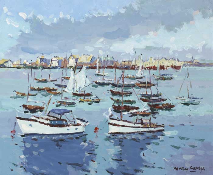 HOWTH HARBOUR by Henry Healy RHA (1909-1982) at Whyte's Auctions