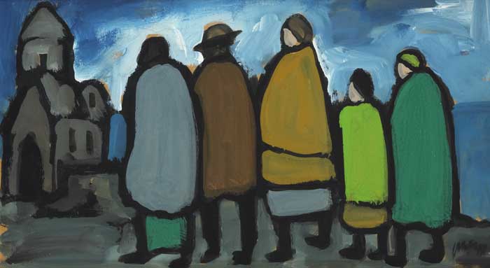 GOING TO CHURCH by Markey Robinson (1918-1999) at Whyte's Auctions