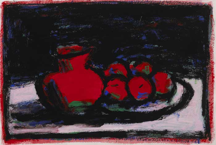 JUG AND APPLES, 1998 by Neil Shawcross MBE RHA HRUA (b.1940) at Whyte's Auctions