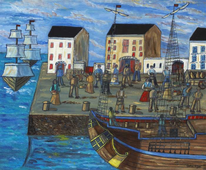 RAMELTON QUAY, COUNTY DONEGAL by Orla Egan  at Whyte's Auctions