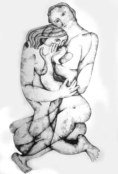 INTIMACY (LOVERS), 2009 by Yona Siryan Caffrey  at Whyte's Auctions