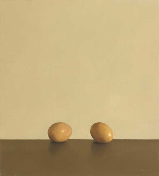 TWO EGGS, 2001 by Comhghall Casey ARUA (b.1976) at Whyte's Auctions