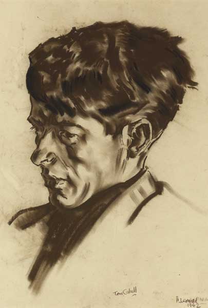 PORTRAIT OF TOM CAHILL, 1942 by Patrick Leonard HRHA (1918-2005) at Whyte's Auctions