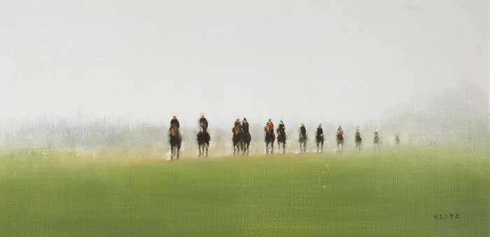 EARLY MORNING ON THE DOWN, c.1981 by Anthony Robert Klitz sold for �600 at Whyte's Auctions