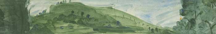HILLY LANDSCAPE by Cherith McKinstry HRHA (1928-2004) at Whyte's Auctions