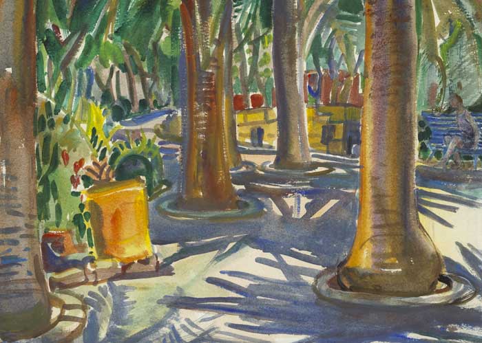 PARK IN SUMMER by Olive Henry RUA (1902-1989) at Whyte's Auctions