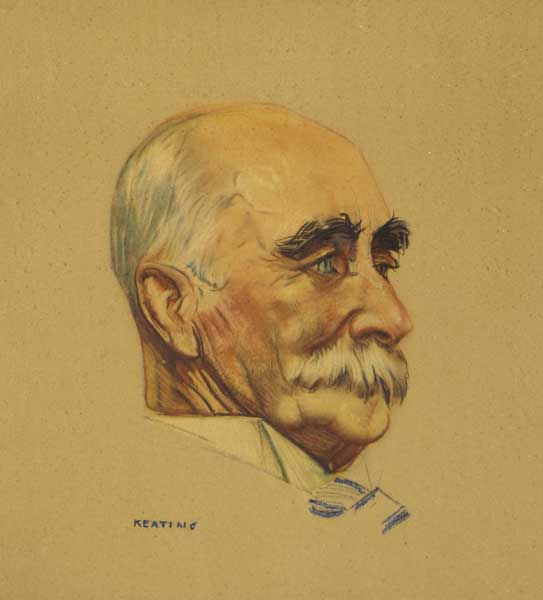 DOUGLAS HYDE AS PRESIDENT OF IRELAND by Seán Keating PPRHA HRA HRSA (1889-1977) PPRHA HRA HRSA (1889-1977) at Whyte's Auctions