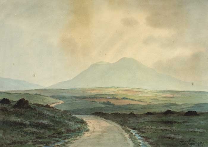 PATHWAY WITH MOUNTAIN BEYOND by Douglas Alexander (1871-1945) at Whyte's Auctions