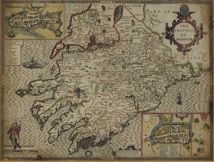 1610: JOHN SPEED MAP OF MUNSTER at Whyte's Auctions