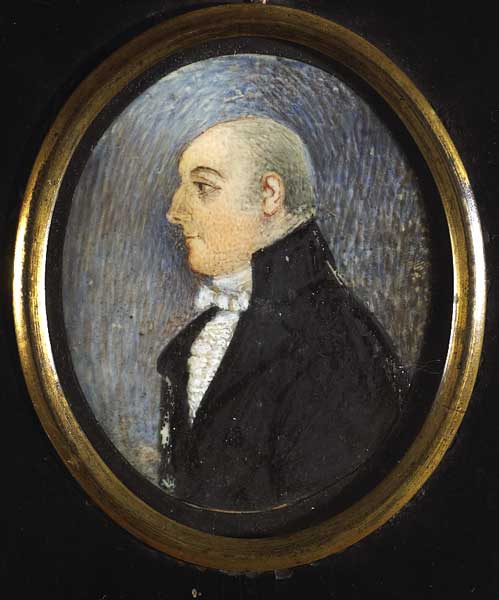 PORTRAIT MINIATURE OF A MAN IN PROFILE at Whyte's Auctions
