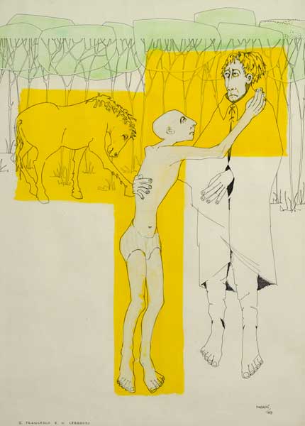SAN FRANCESCO E IL LEBBROSO, 1969 and FIVE OTHER WORKS at Whyte's Auctions