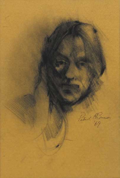PORTRAIT STUDIES (A PAIR), 1969 by Patrick O'Connor (1909-1997) at Whyte's Auctions