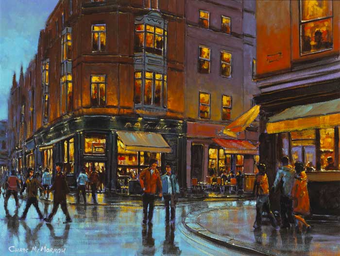 SOUTH WILLIAM STREET, DUBLIN, 2011 by Chris McMorrow  at Whyte's Auctions