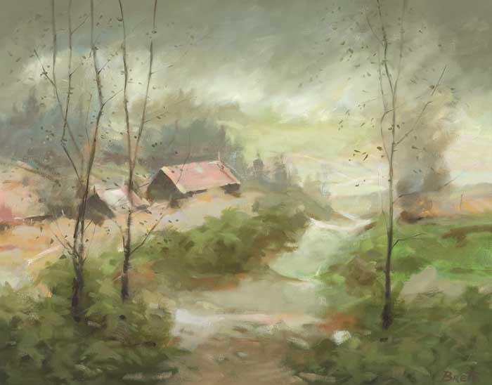 PASSING SHOWER by Michael Brett (b.1939) at Whyte's Auctions