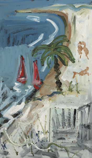 ON THE BAY OF NICE by Hugh McIlfatrick (b.1956) at Whyte's Auctions