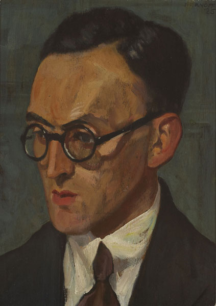 PORTRAIT OF HERMAN (THE ARTIST'S BROTHER), 1925 by Harry Kernoff RHA (1900-1974) at Whyte's Auctions